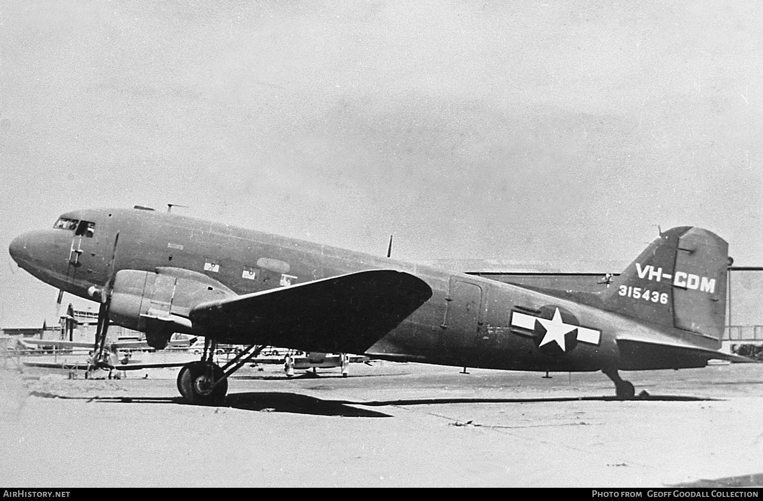 Aircraft Photo of 43-15436 / VH-CDM / 315436 | Douglas C-47A Skytrain | USA - Air Force | AirHistory.net #869698