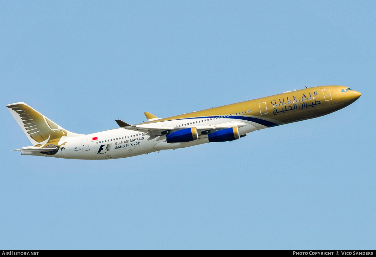 Aircraft Photo of A9C-LI | Airbus A340-313 | Gulf Air | AirHistory.net #869726
