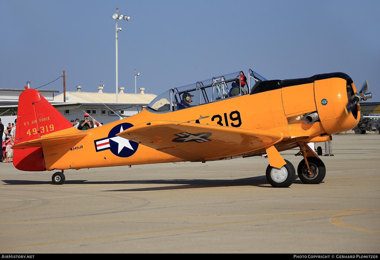 Aircraft Photo of N349JB / 49319 | North American SNJ-6 Texan | USA - Air Force | AirHistory.net #869752