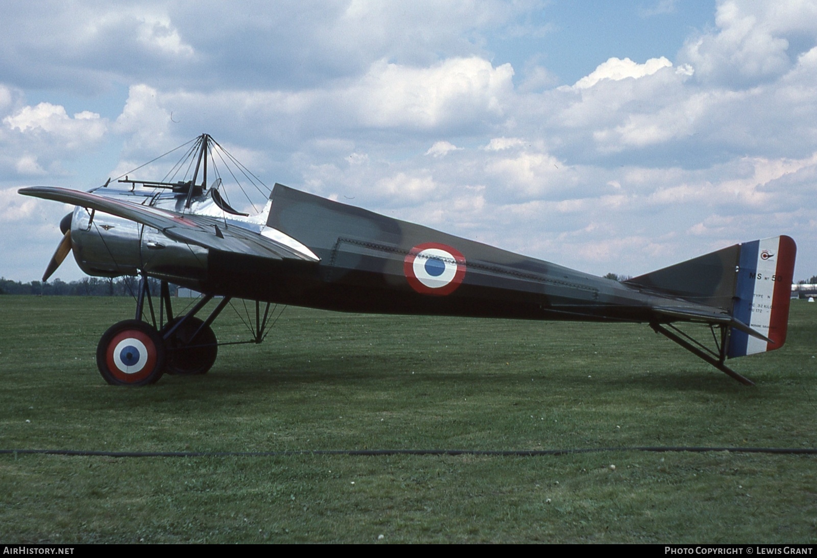 Aircraft Photo of G-AWBU / MS50 | Morane-Saulnier N (replica) | France - Air Force | AirHistory.net #869755