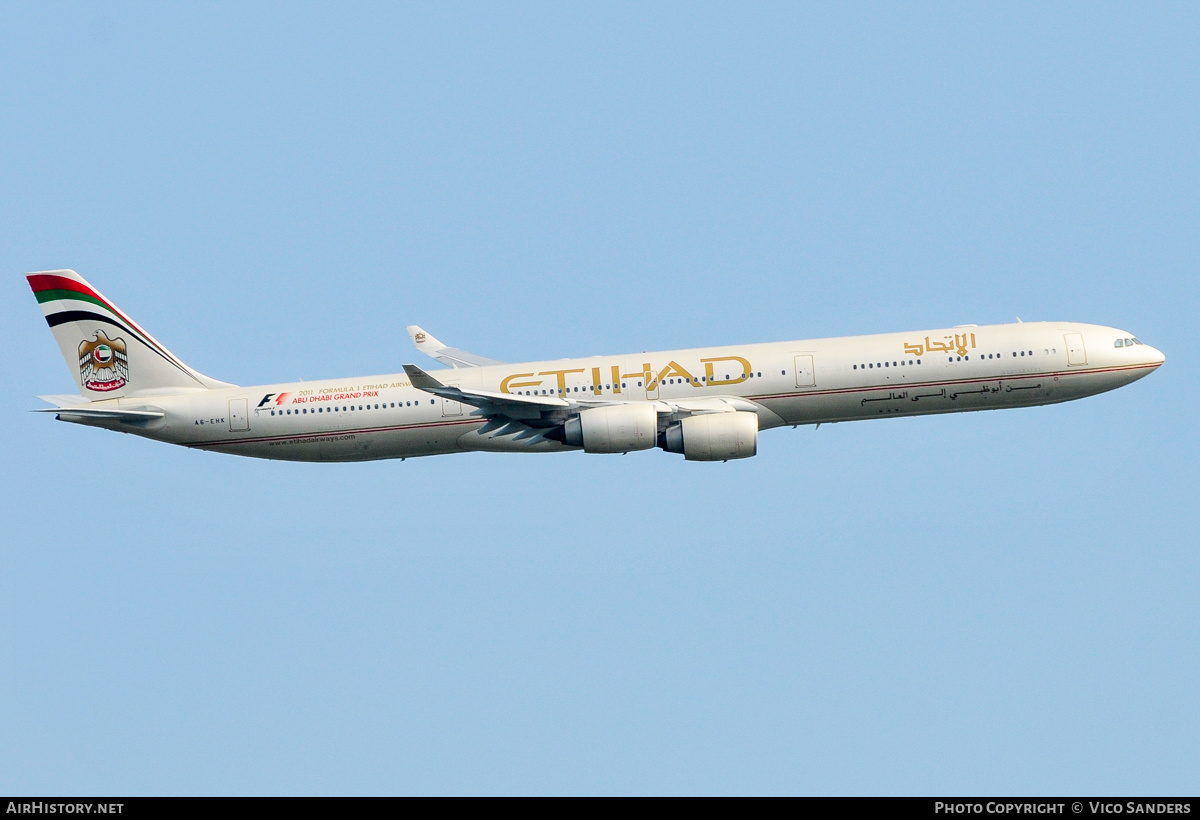 Aircraft Photo of A6-EHK | Airbus A340-642 | Etihad Airways | AirHistory.net #869765