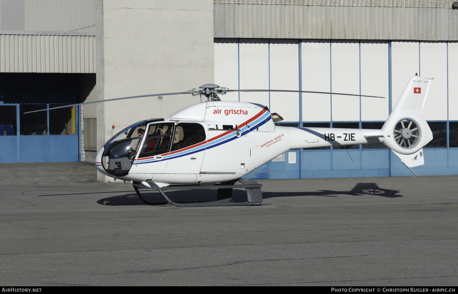 Aircraft Photo of HB-ZIE | Eurocopter EC-120B Colibri | Air Grischa | AirHistory.net #869803