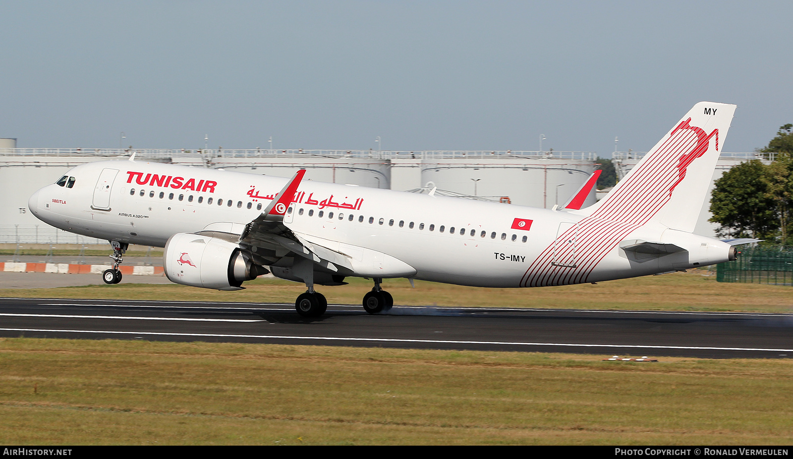 Aircraft Photo of TS-IMY | Airbus A320-251N | Tunisair | AirHistory.net #869821