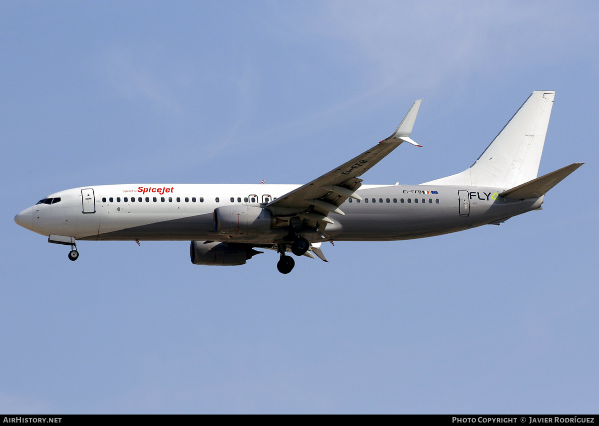 Aircraft Photo of EI-FFB | Boeing 737-8K5 | SpiceJet | AirHistory.net #869873
