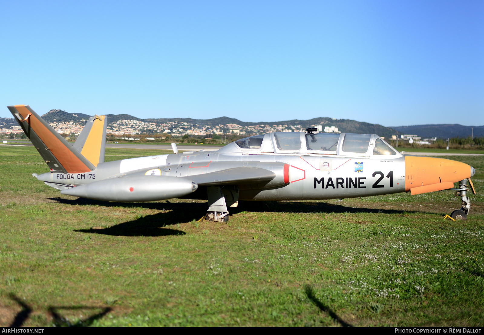 Aircraft Photo of 21 | Fouga CM-175 Zéphyr | France - Navy | AirHistory.net #869888