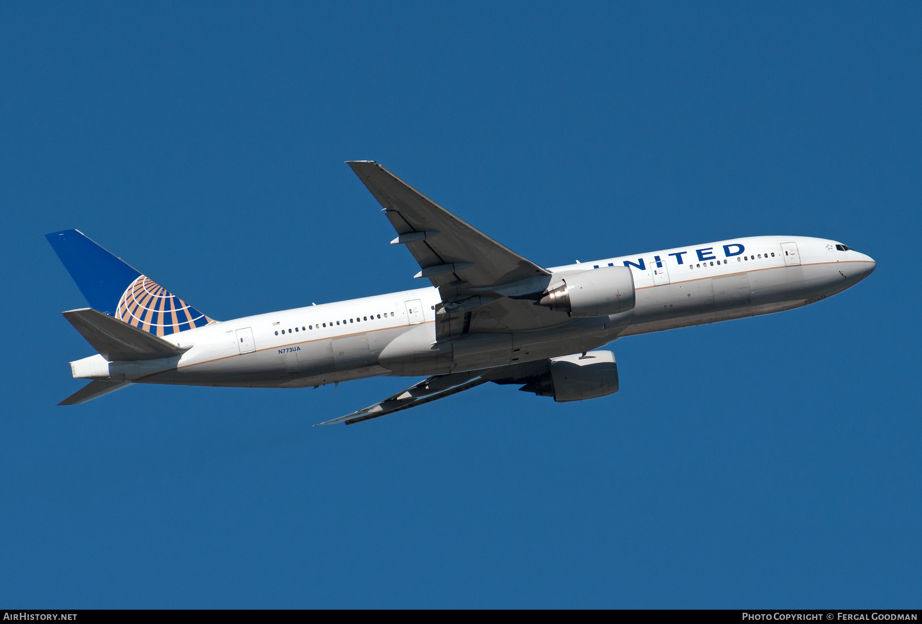 Aircraft Photo of N773UA | Boeing 777-222 | United Airlines | AirHistory.net #869956