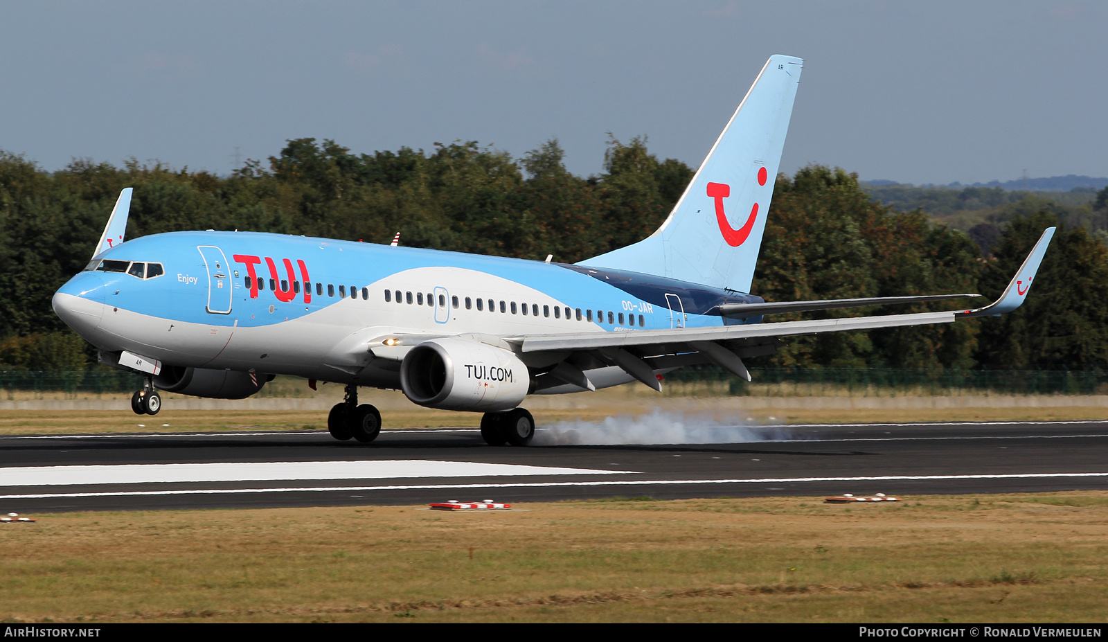 Aircraft Photo of OO-JAR | Boeing 737-7K5 | TUI | AirHistory.net #869971