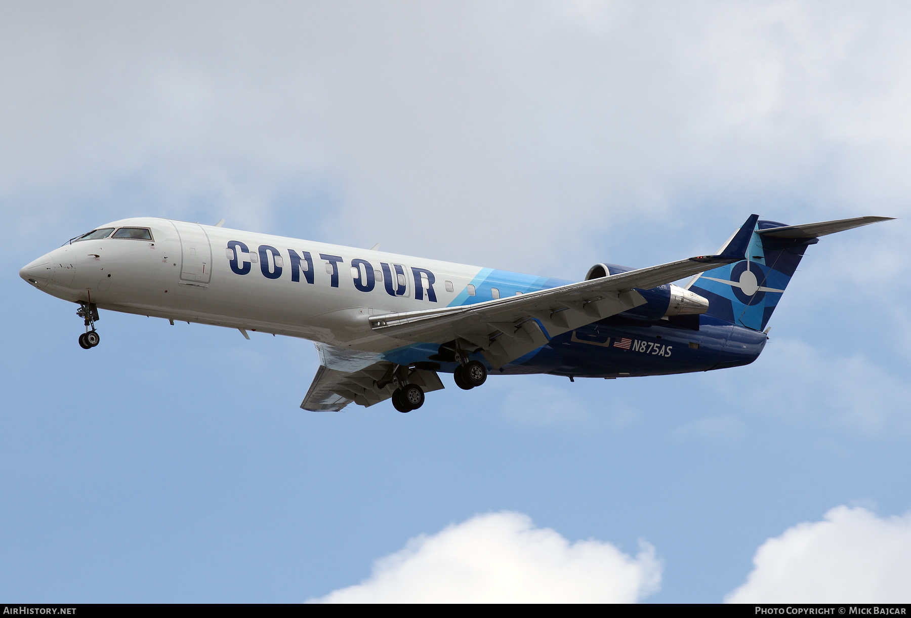 Aircraft Photo of N875AS | Bombardier CRJ-200LR (CL-600-2B19) | Contour Airlines | AirHistory.net #869978
