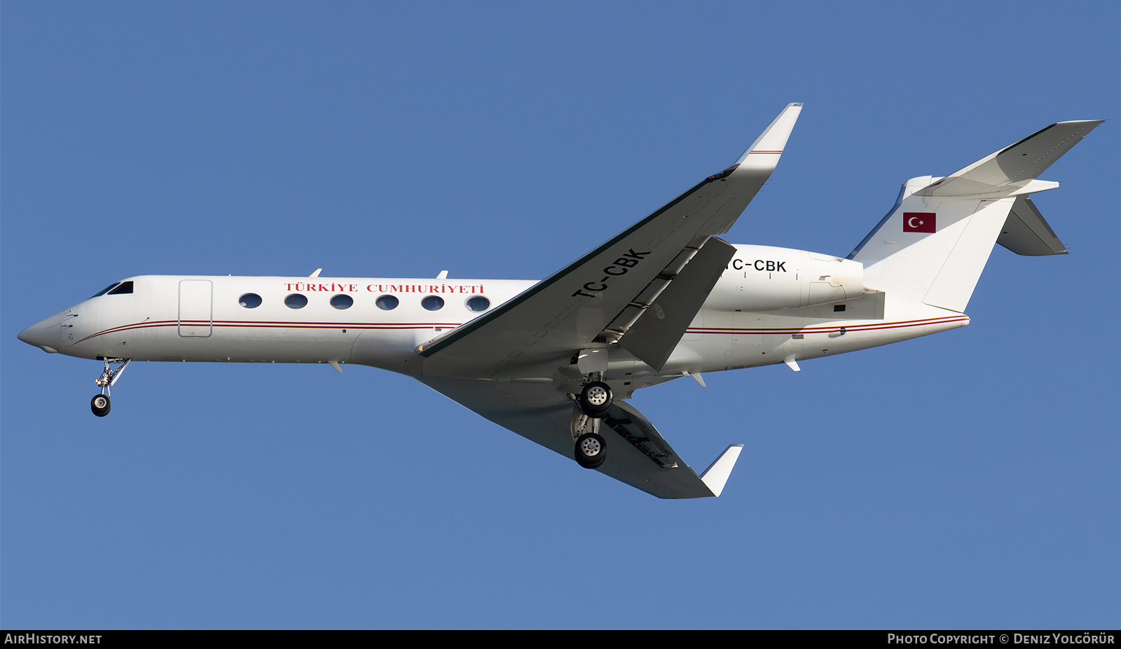 Aircraft Photo of TC-CBK | Gulfstream Aerospace G-V-SP Gulfstream G550 | Turkey Government | AirHistory.net #869985