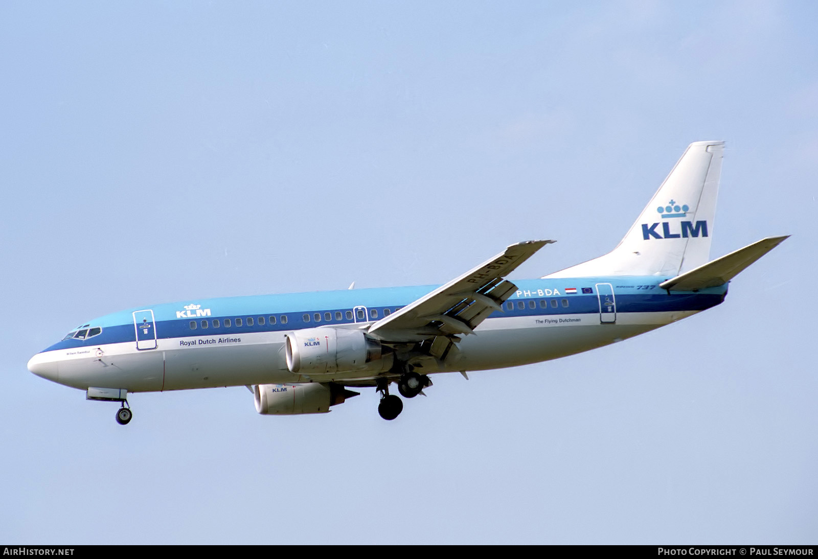 Aircraft Photo of PH-BDA | Boeing 737-306 | KLM - Royal Dutch Airlines | AirHistory.net #870006
