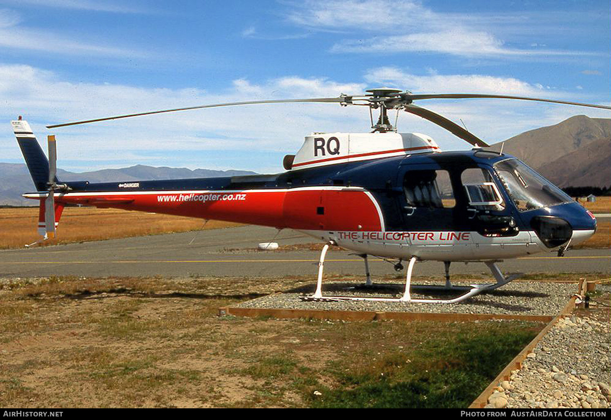 Aircraft Photo of ZK-HRQ / RQ | Aerospatiale AS-350B Squirrel | The Helicopter Line | AirHistory.net #870100