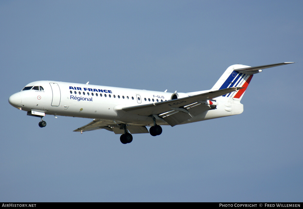 Aircraft Photo of F-GLIS | Fokker 70 (F28-0070) | Air France | AirHistory.net #870156