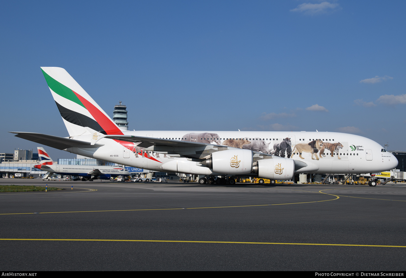 Aircraft Photo of A6-EEQ | Airbus A380-861 | Emirates | AirHistory.net #870195