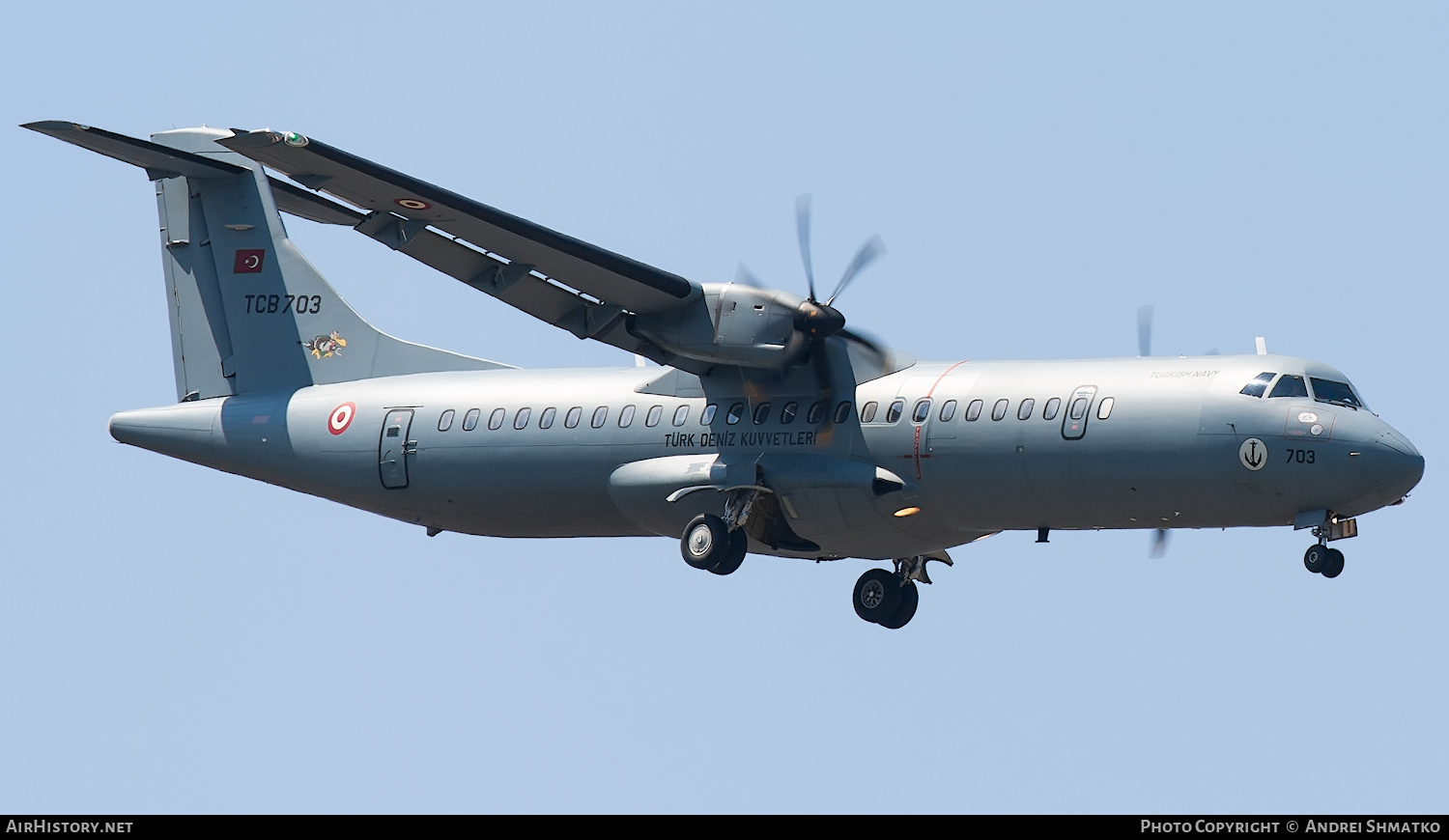 Aircraft Photo of TCB703 / 703 | ATR ATR-72-600MUA | Turkey - Navy | AirHistory.net #870254