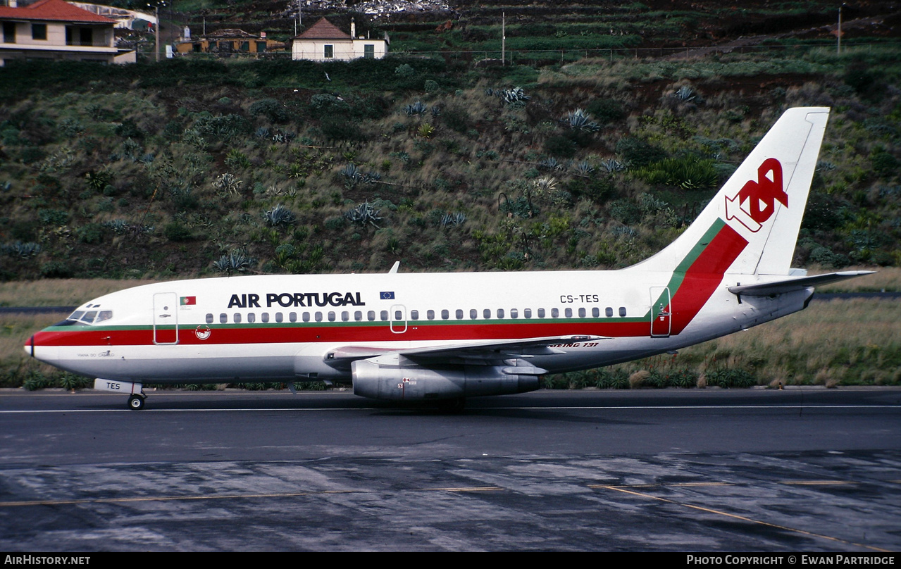 Aircraft Photo of CS-TES | Boeing 737-230/Adv | TAP Air Portugal | AirHistory.net #870267