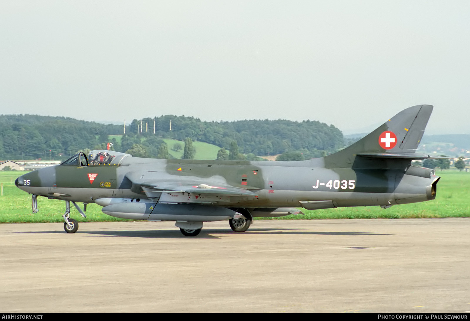 Aircraft Photo of J-4035 | Hawker Hunter F58 | Switzerland - Air Force | AirHistory.net #870279
