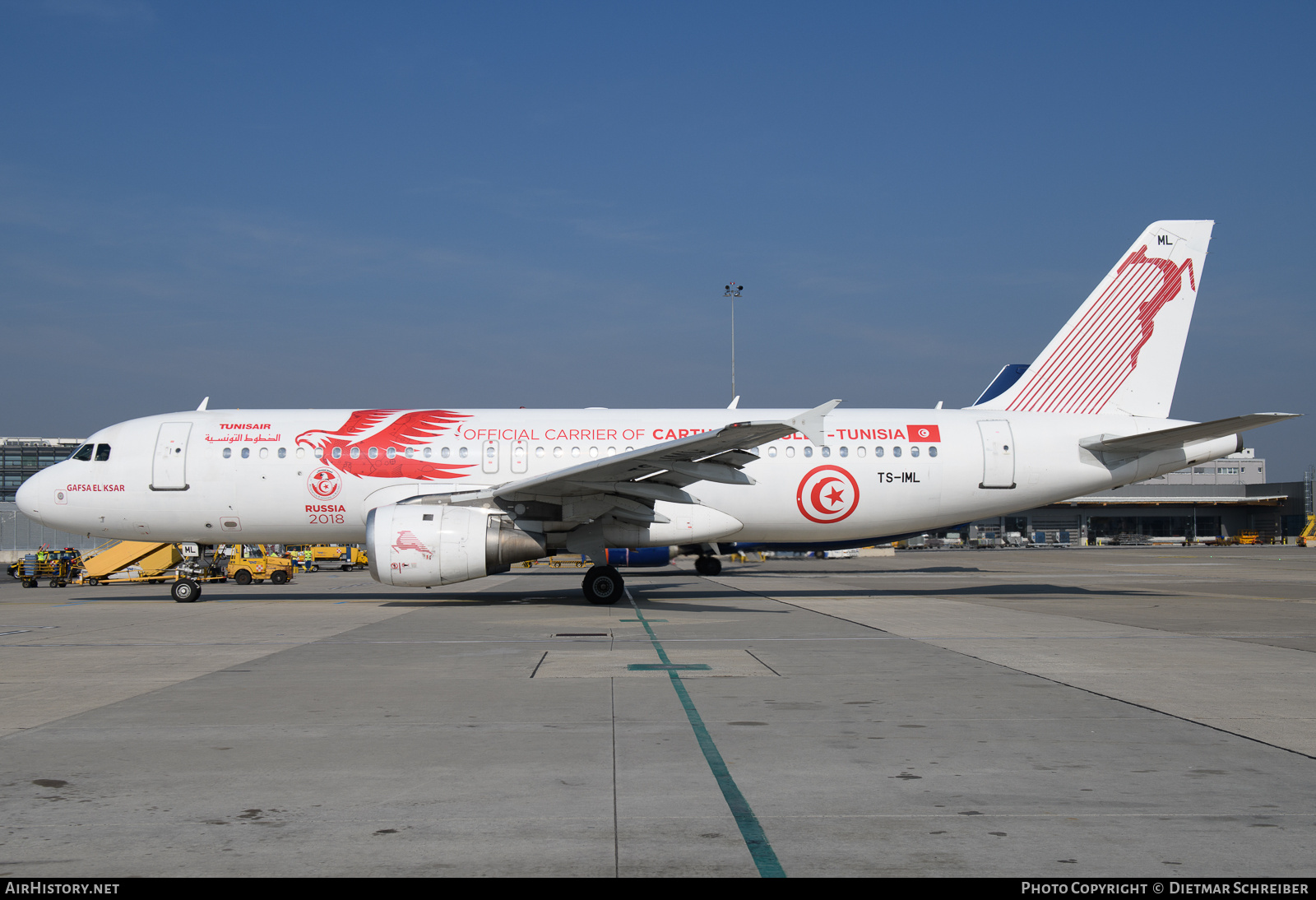 Aircraft Photo of TS-IML | Airbus A320-211 | Tunisair | AirHistory.net #870299