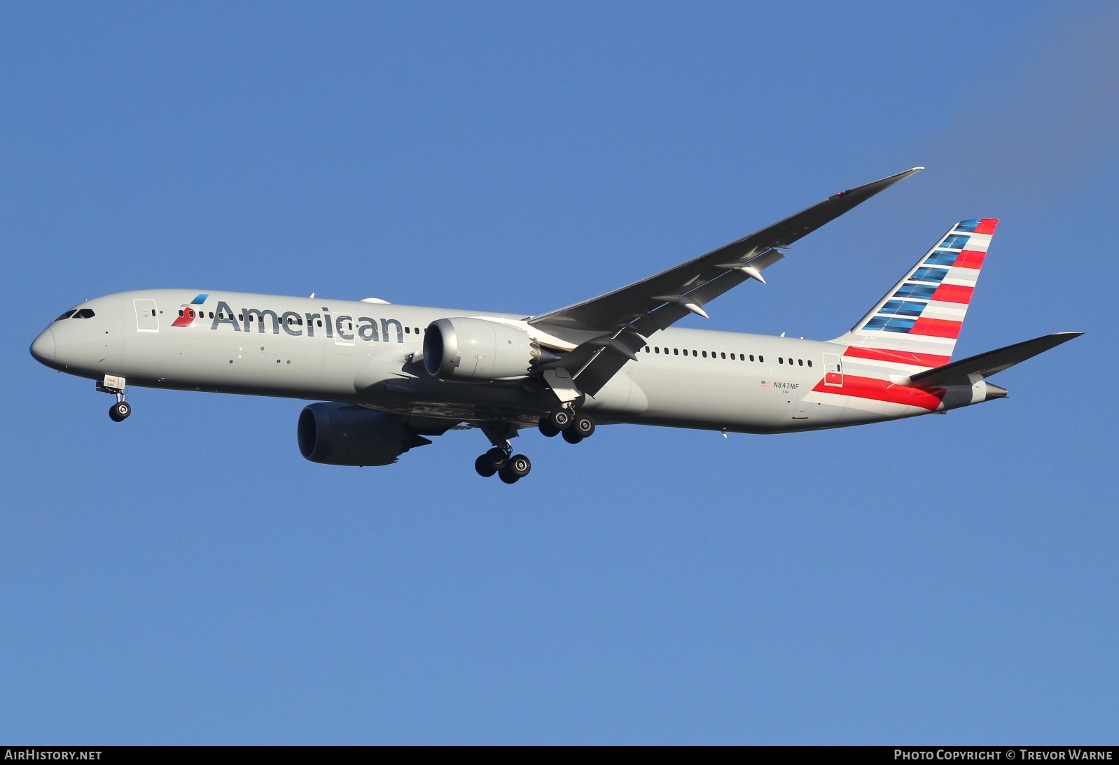 Aircraft Photo of N847MF | Boeing 787-9 Dreamliner | American Airlines | AirHistory.net #870330