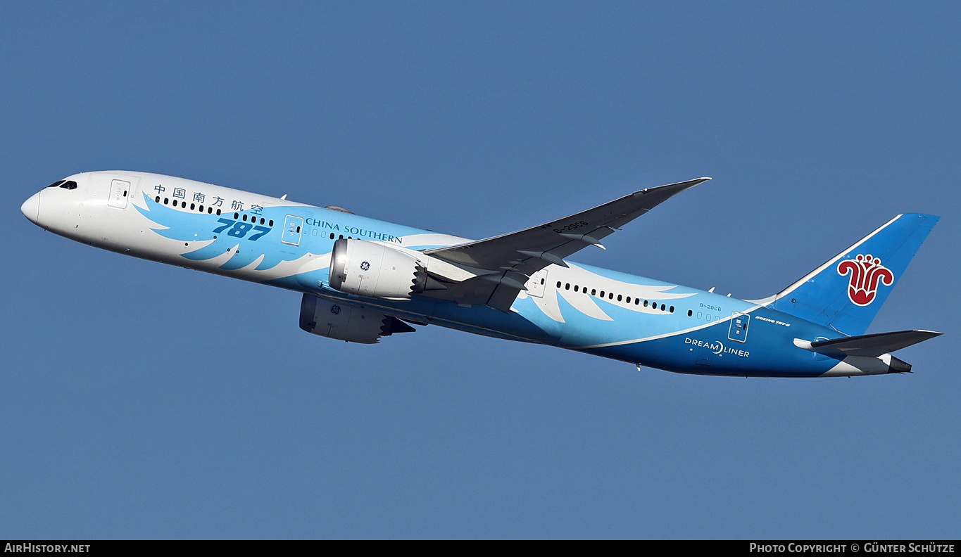 Aircraft Photo of B-20C6 | Boeing 787-9 Dreamliner | China Southern Airlines | AirHistory.net #870347