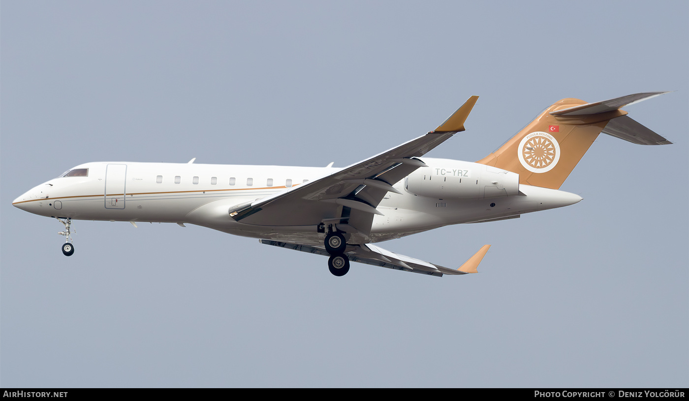 Aircraft Photo of TC-YRZ | Bombardier Global 5000 (BD-700-1A11) | AirHistory.net #870352