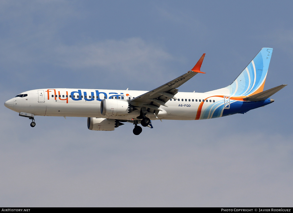 Aircraft Photo of A6-FQD | Boeing 737-8 Max 8 | Flydubai | AirHistory.net #870378