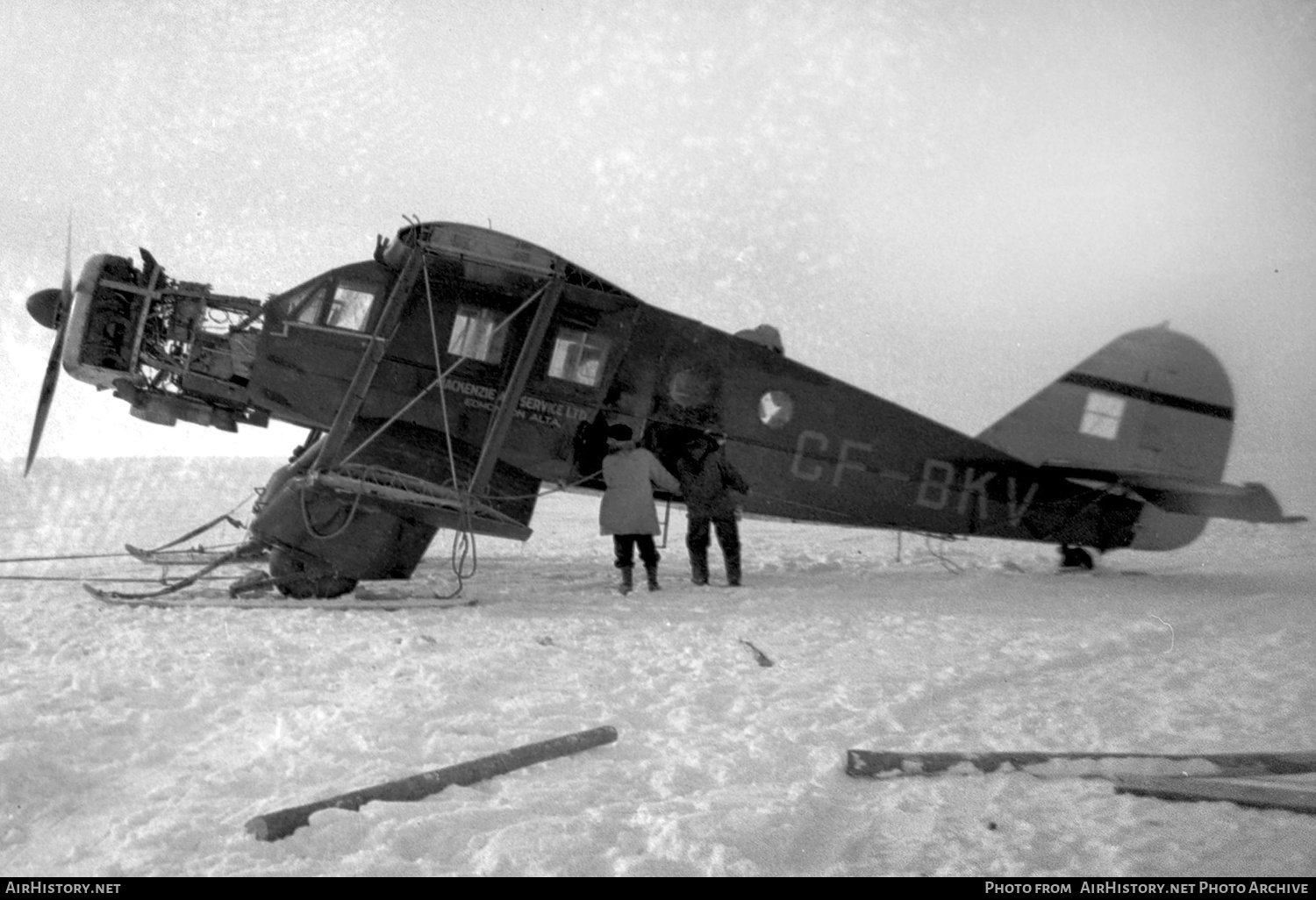 Aircraft Photo of CF-BKV | Bellanca 66-75 Aircruiser | Mackenzie Air Service | AirHistory.net #870398