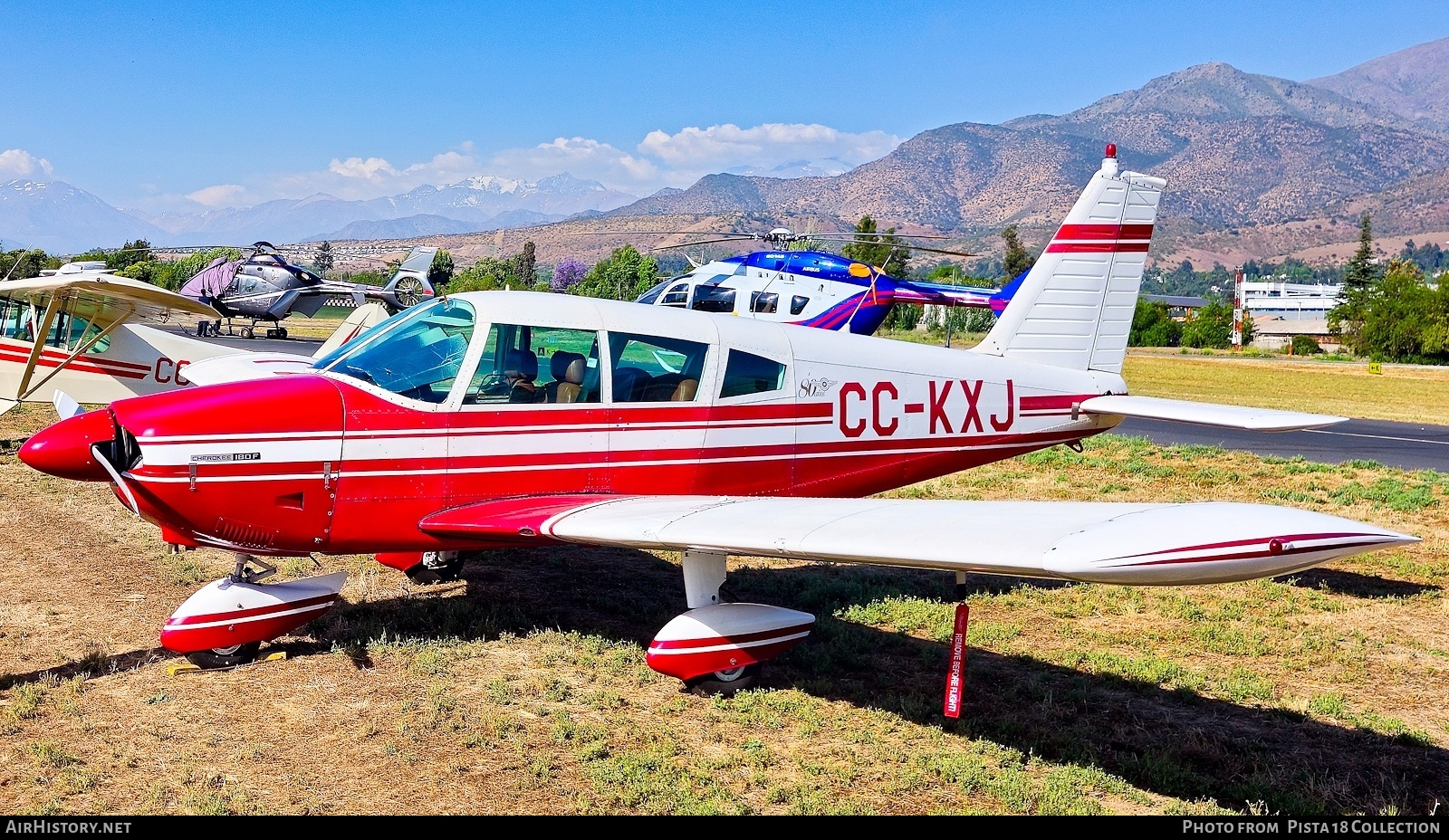 Aircraft Photo of CC-KXJ | Piper PA-28-180 Cherokee F | Club Aéreo de Santiago | AirHistory.net #870405