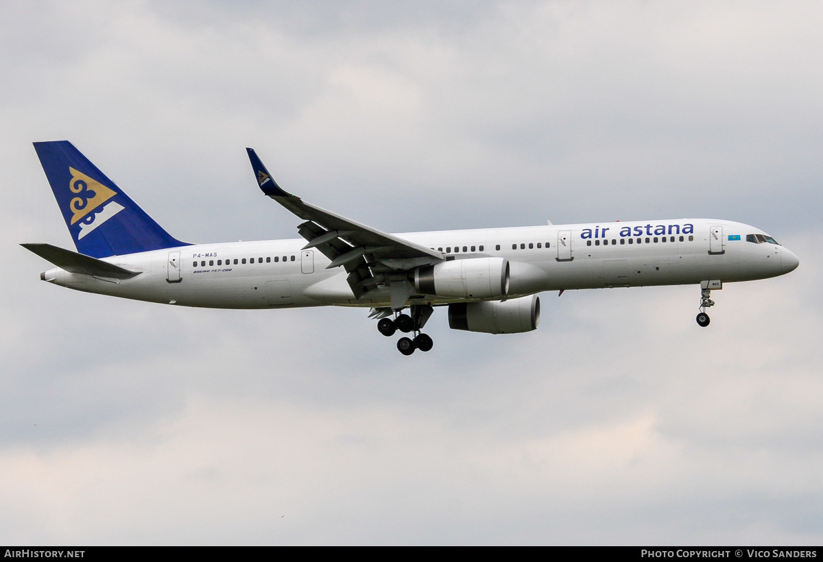 Aircraft Photo of P4-MAS | Boeing 757-2Q8 | Air Astana | AirHistory.net #870437