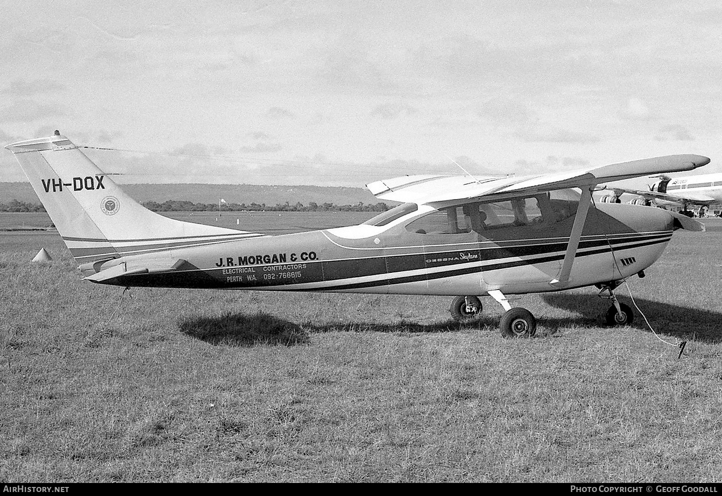 Aircraft Photo of VH-DQX | Cessna 182N Skylane | J.R. Morgan & Co. | AirHistory.net #870458
