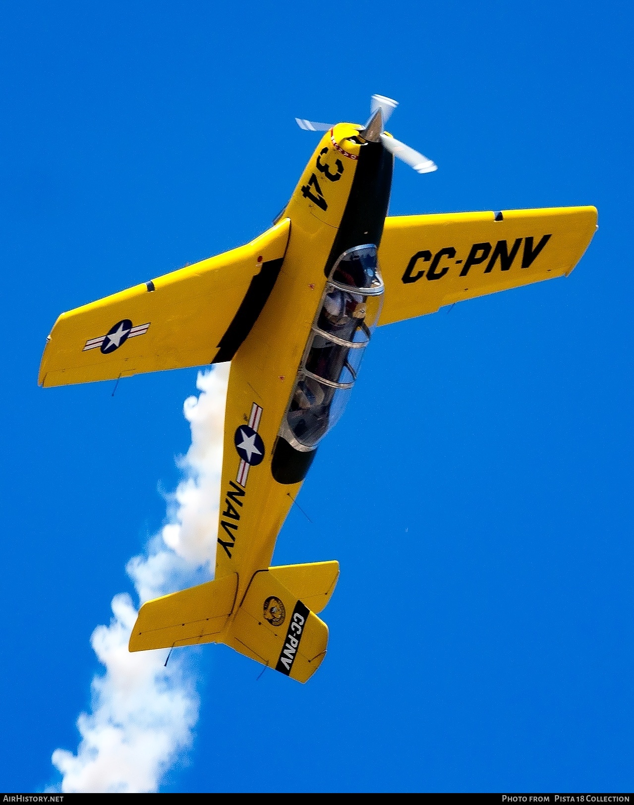Aircraft Photo of CC-PNV | Beech T-34A Mentor | USA - Navy | AirHistory.net #870469