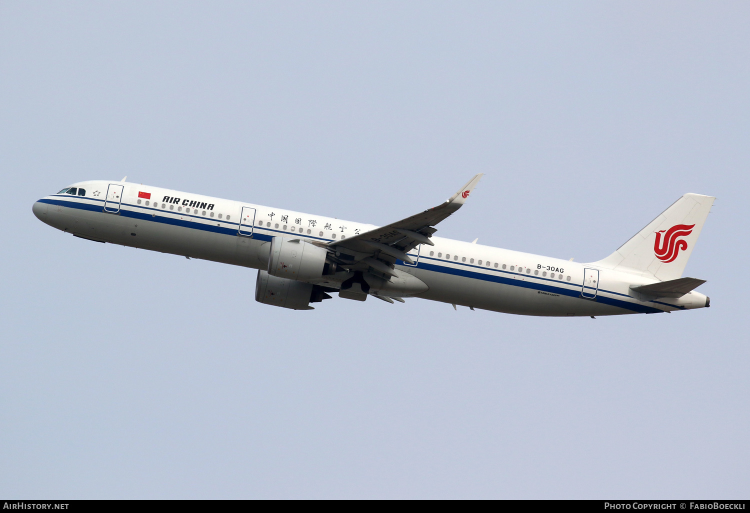 Aircraft Photo of B-30AG | Airbus A321-271N | Air China | AirHistory.net #870479