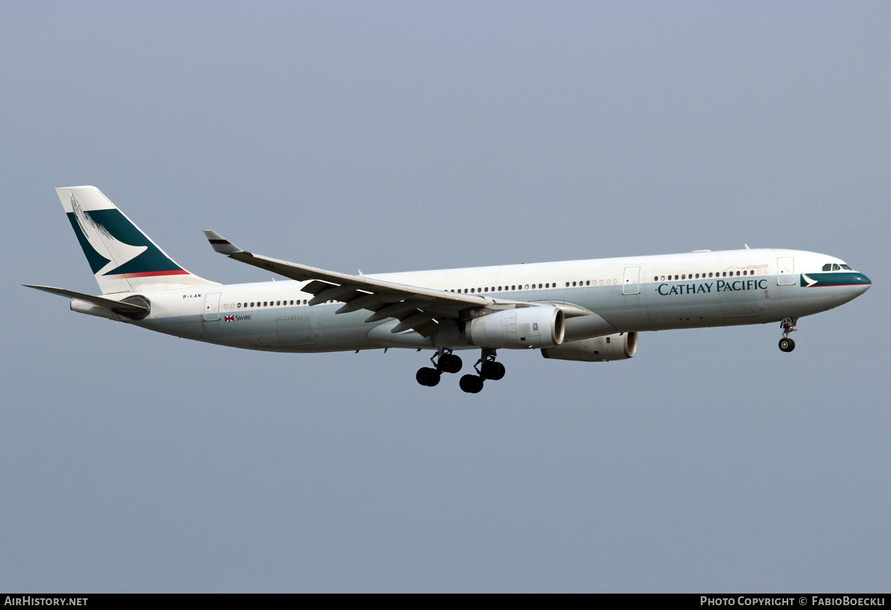 Aircraft Photo of B-LAN | Airbus A330-343E | Cathay Pacific Airways | AirHistory.net #870526