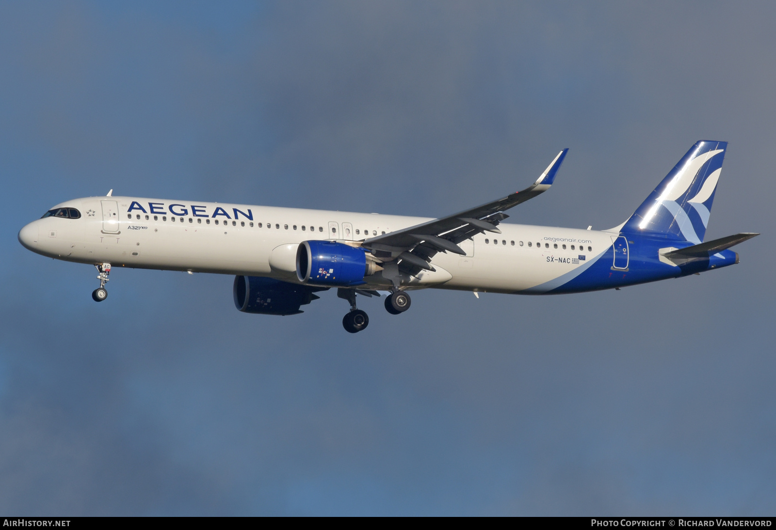 Aircraft Photo of SX-NEC | Airbus A320-271N | Aegean Airlines | AirHistory.net #870543