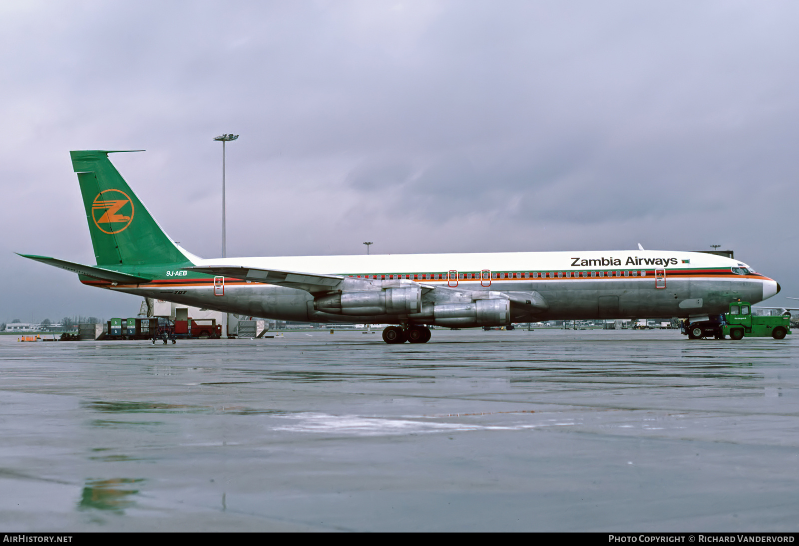 Aircraft Photo of 9J-AEB | Boeing 707-351C | Zambia Airways | AirHistory.net #870559