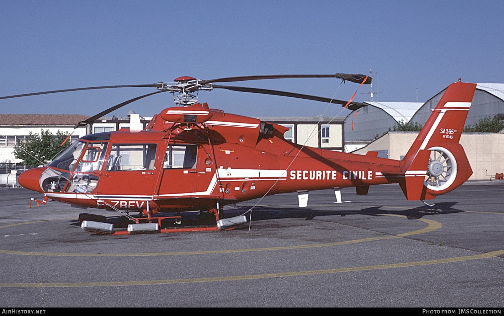 Aircraft Photo of F-ZBEV | Aerospatiale SA-365C-1 Dauphin 2 | Sécurité Civile | AirHistory.net #870562