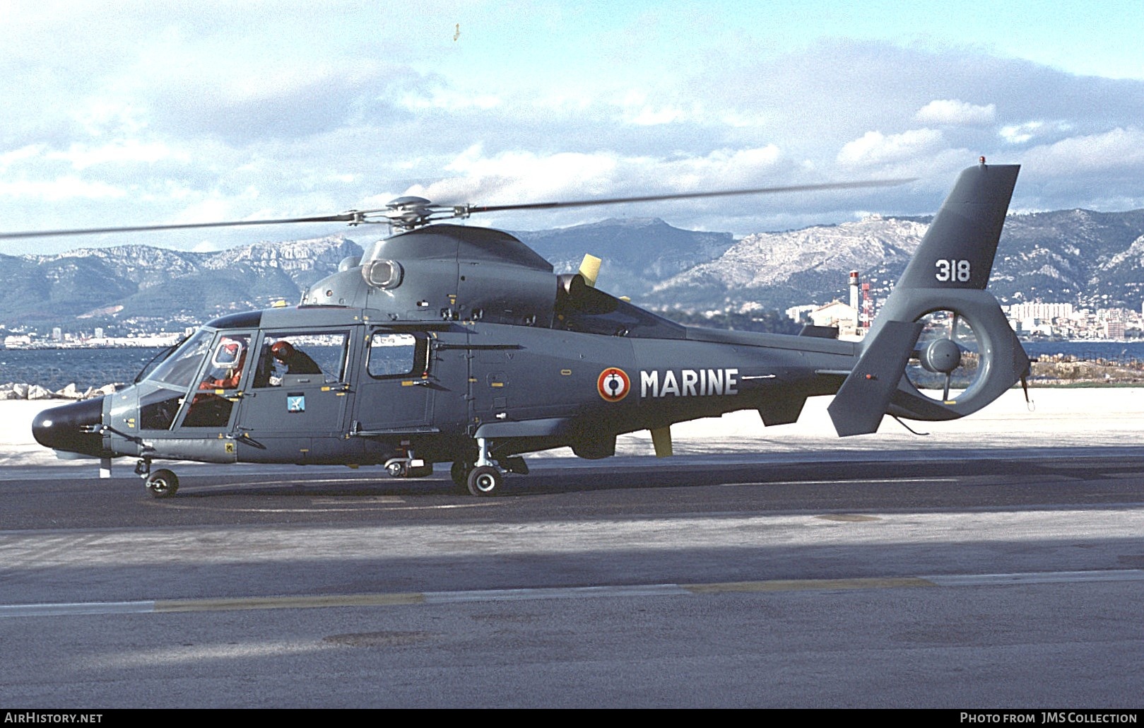Aircraft Photo of 6318 / 318 | Aerospatiale SA-365F-1 Dauphin 2 | France - Navy | AirHistory.net #870567