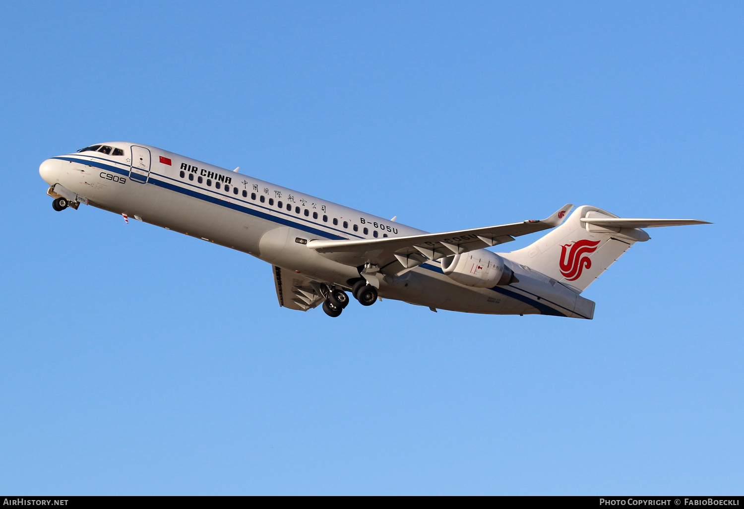 Aircraft Photo of B-605U | COMAC C909 | Air China | AirHistory.net #870604