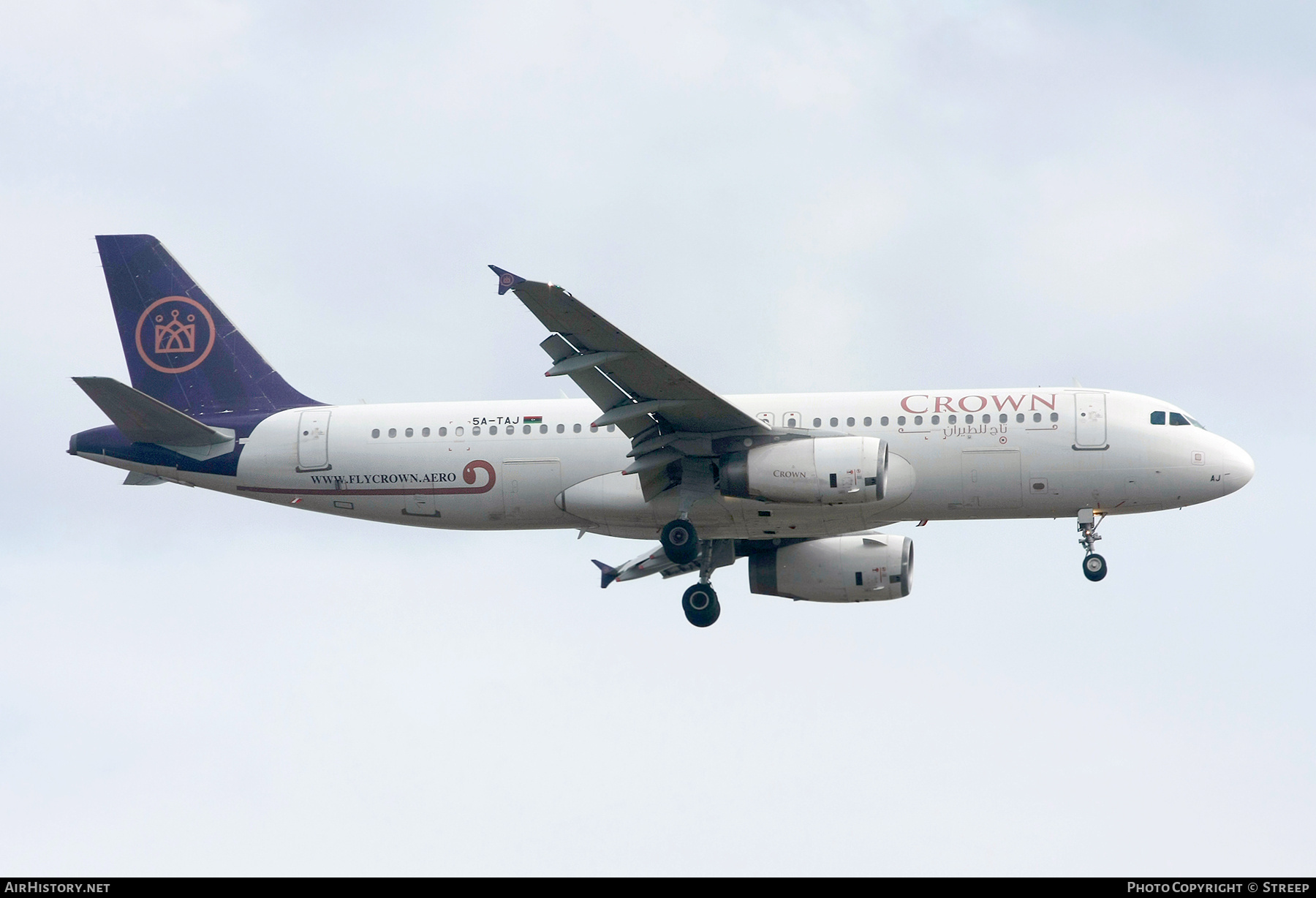 Aircraft Photo of 5A-TAJ | Airbus A320-232 | Crown Airlines | AirHistory.net #870625