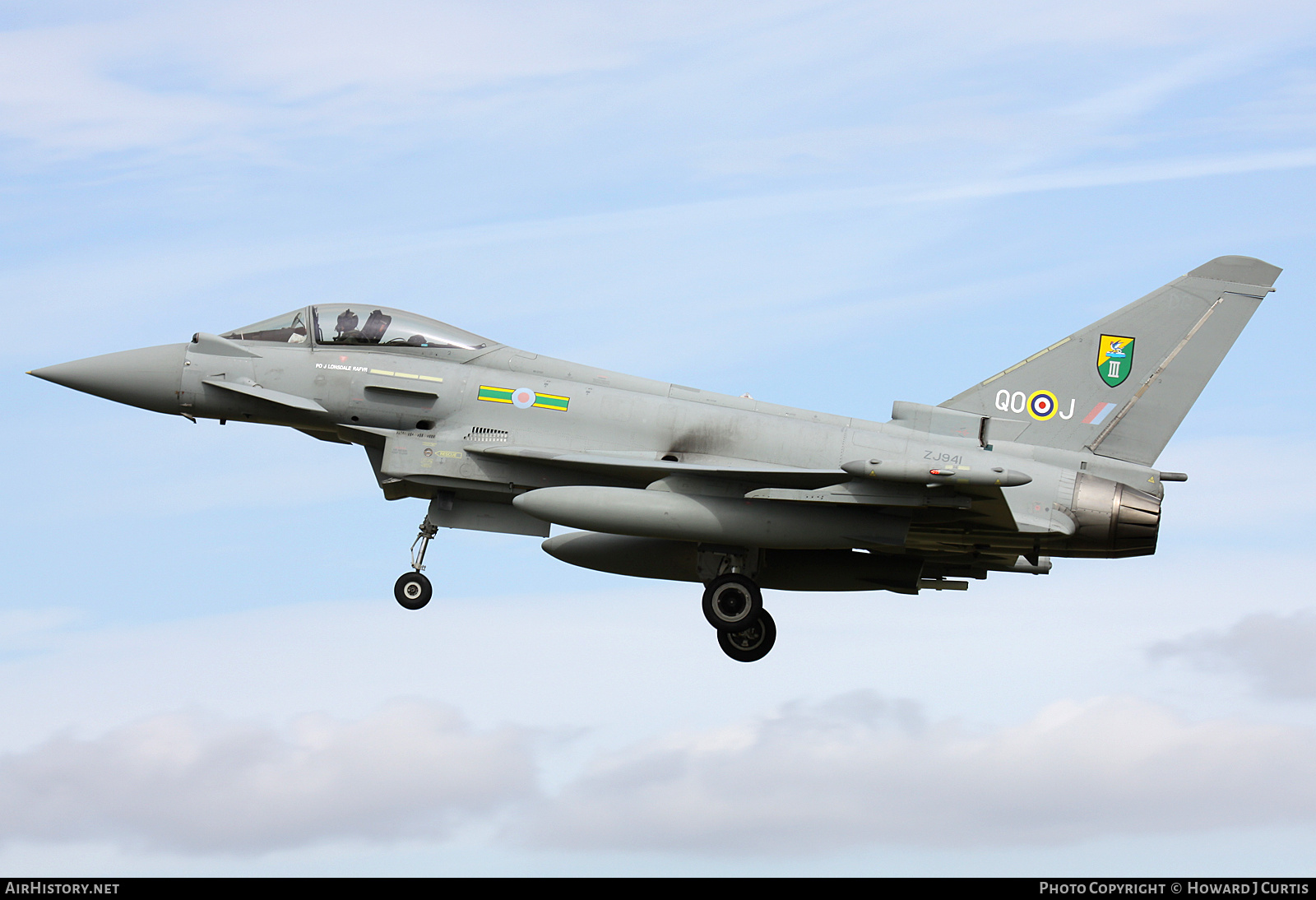 Aircraft Photo of ZJ941 | Eurofighter EF-2000 Typhoon FGR4 | UK - Air Force | AirHistory.net #870642