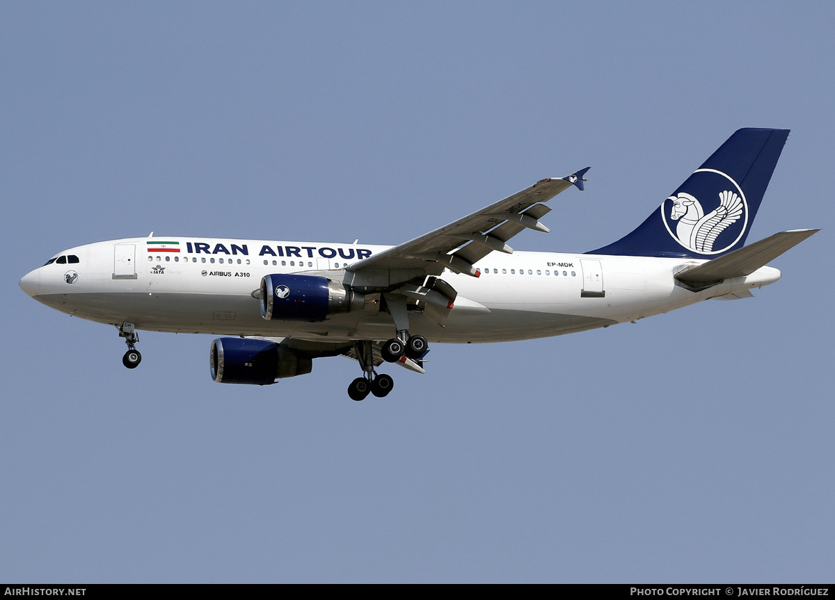 Aircraft Photo of EP-MDK | Airbus A310-325/ET | Iran AirTour Airlines | AirHistory.net #870645