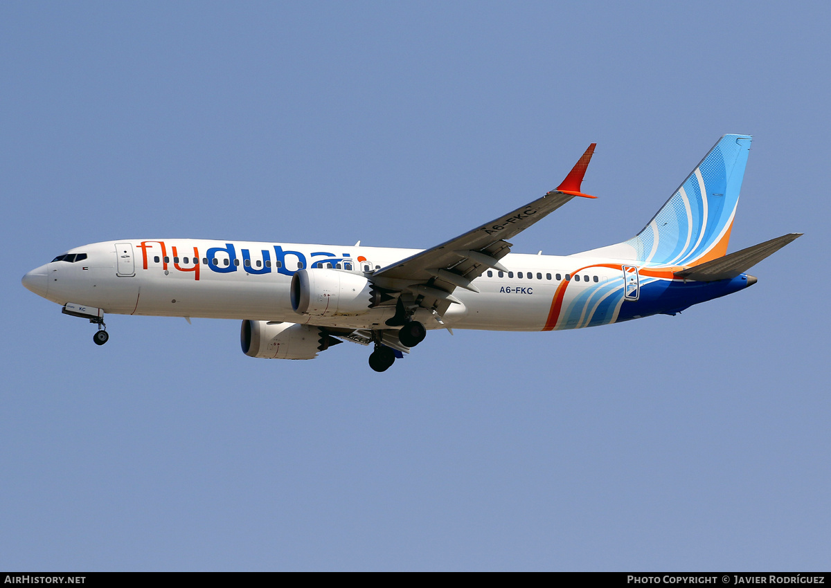 Aircraft Photo of A6-FKC | Boeing 737-8 Max 8 | Flydubai | AirHistory.net #870650