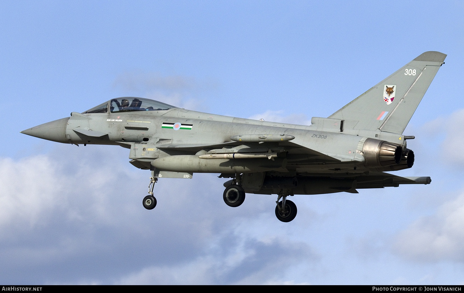 Aircraft Photo of ZK308 | Eurofighter EF-2000 Typhoon FGR4 | UK - Air Force | AirHistory.net #870695