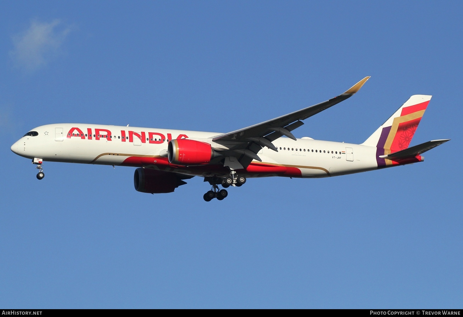 Aircraft Photo of VT-JRF | Airbus A350-941 | Air India | AirHistory.net #870706