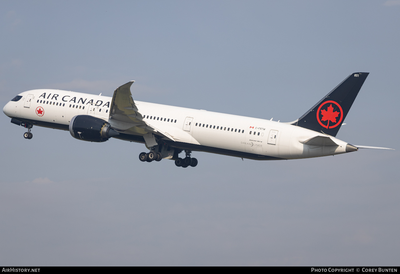 Aircraft Photo of C-FRTW | Boeing 787-9 Dreamliner | Air Canada | AirHistory.net #870711