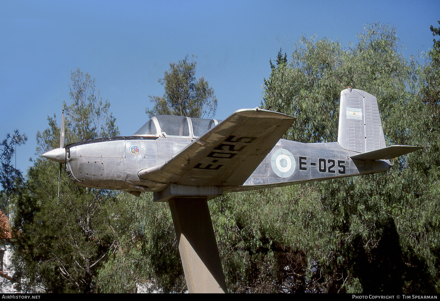 Aircraft Photo of E-025 | Beech T-34A Mentor | Argentina - Air Force | AirHistory.net #870723