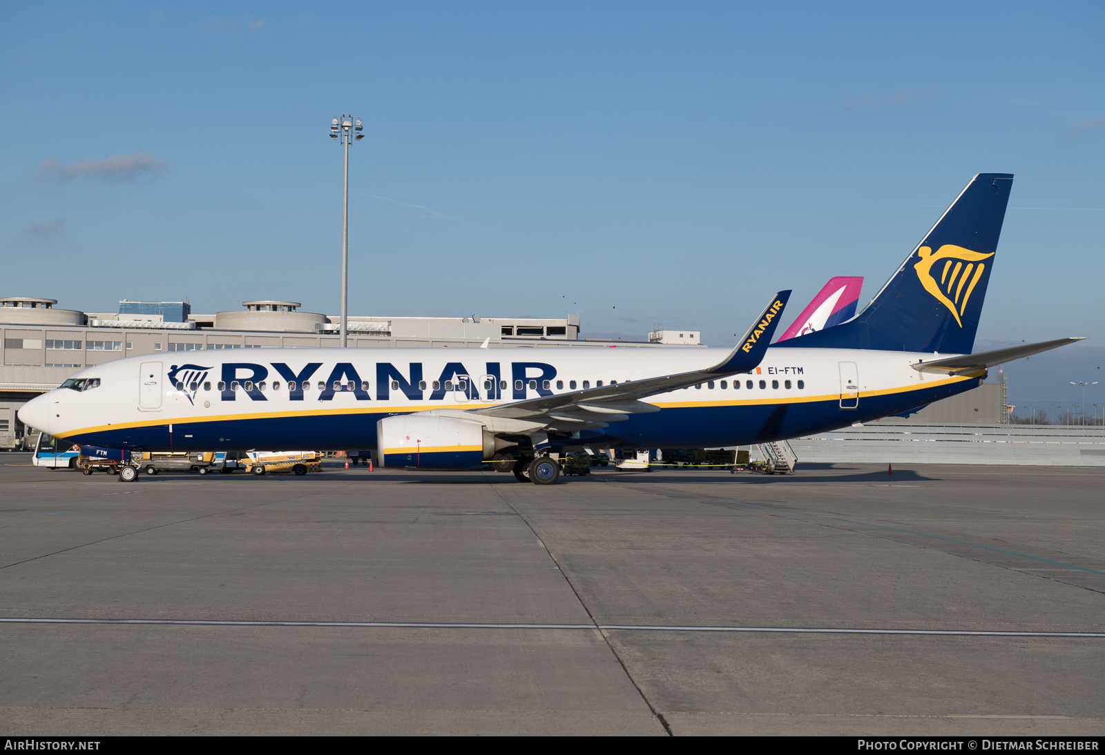 Aircraft Photo of EI-FTM | Boeing 737-800 | Ryanair | AirHistory.net #870750