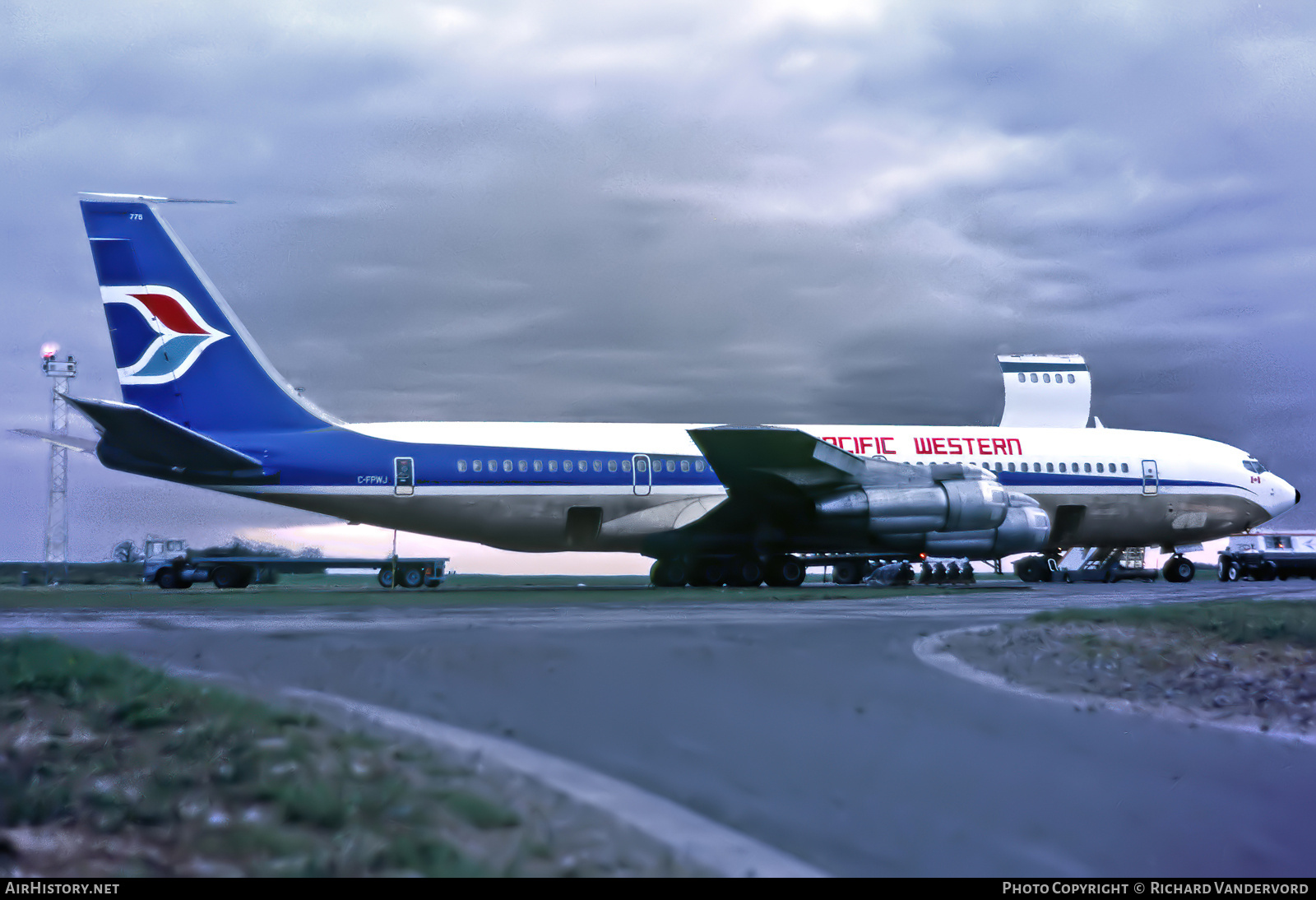 Aircraft Photo of C-FPWJ | Boeing 707-351C | Pacific Western Airlines | AirHistory.net #870815