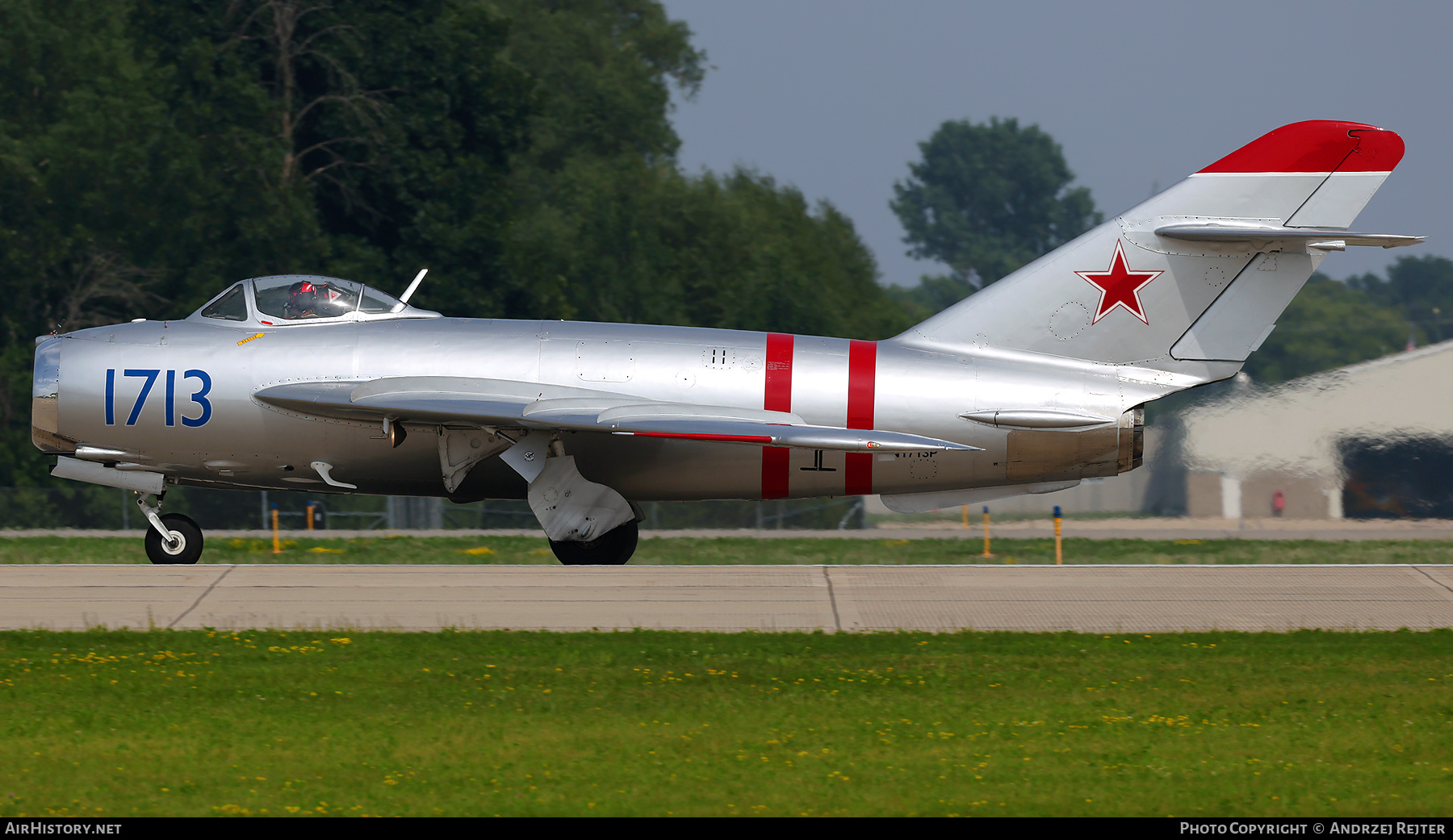Aircraft Photo of N1713P / 1713 | PZL-Mielec Lim-5 (MiG-17F) | Soviet Union - Air Force | AirHistory.net #870835