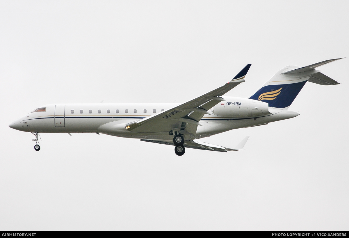 Aircraft Photo of OE-IRM | Bombardier Global Express (BD-700-1A10) | AirHistory.net #870864