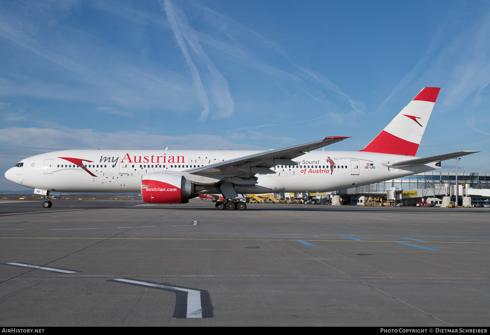 Aircraft Photo of OE-LPD | Boeing 777-2Z9/ER | Austrian Airlines | AirHistory.net #870870